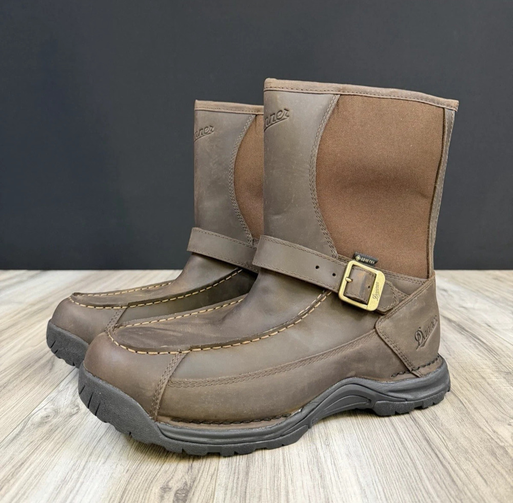 Danner Sharptail 10 Rear Zip GORE-TEX Dark Brown Hunting Boots Mens 11 D NEW